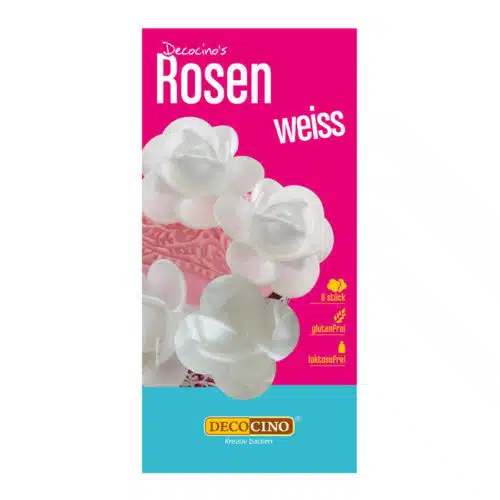 Ouwel roosjes wit pk/8