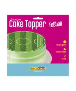 Cake topper Voetbal 16 cm