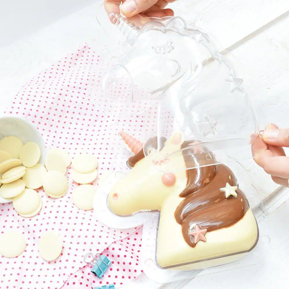 Scrapcooking 3d chocolate mould unicorn bij cake, bake & love 6 Scrapcooking 3d chocolate mould unicorn - afbeelding 2