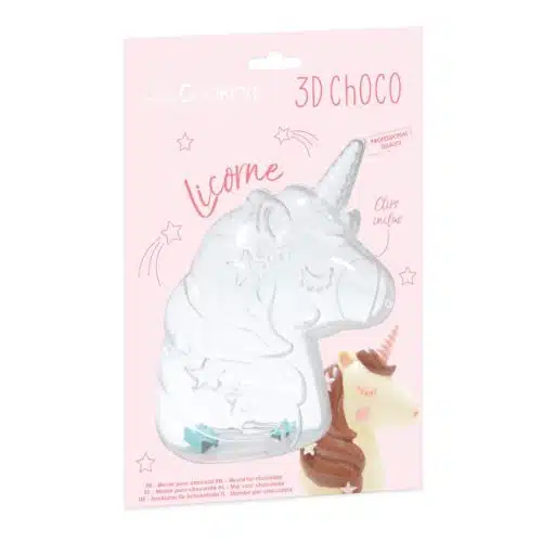 Scrapcooking 3d chocolate mould unicorn