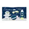 Scrapcooking cookie cutter space set 4 bij cake, bake & love 1