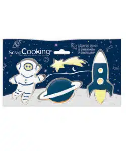 Scrapcooking Cookie Cutter Space Set 4