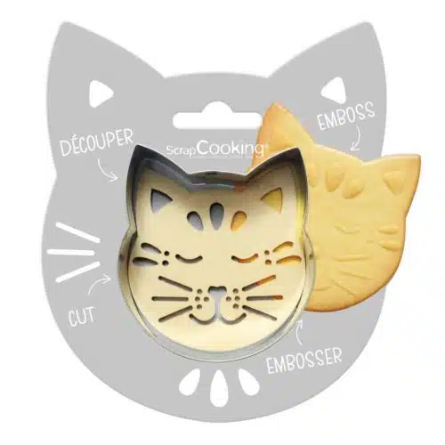 Scrapcooking cookie cutter & embosser kat
