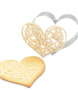 Scrapcooking cookie cutter & embosser hart bij cake, bake & love 11