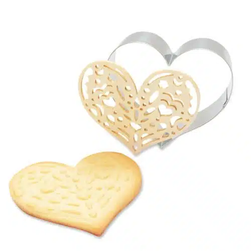Scrapcooking cookie cutter & embosser hart - afbeelding 2