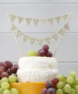Just Married Cake Bunting