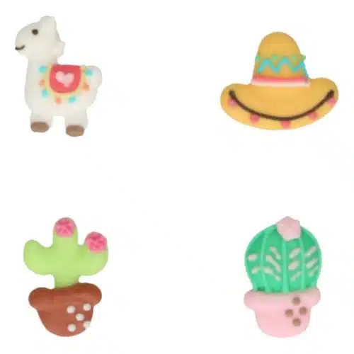 Funcakes suikerdecoratie alpaca set/8 - afbeelding 2