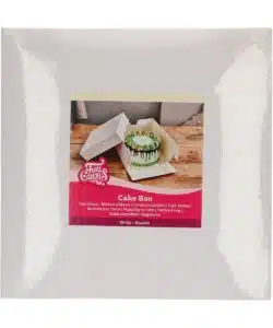 FunCakes Taartdoos Wit 30x30x15 cm pk/1