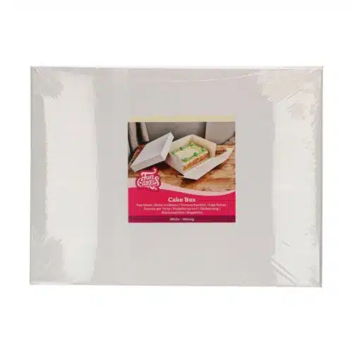 Funcakes taartdoos wit 40x30x15 cm pk/1