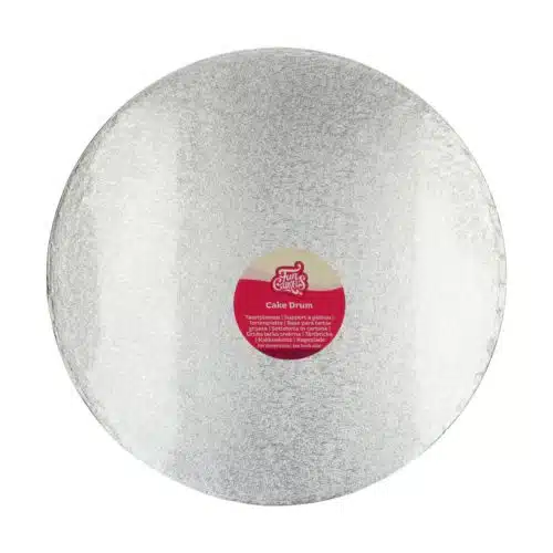 Funcakes cake drum rond ø40,5 cm- zilver