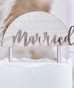 Cake Topper Just Married