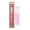 Pme candles tall pink marble set of 6 bij cake, bake & love 1