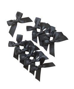 Kant-en-Klare strikjes Zwart 10 stuks