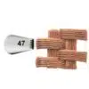 Wilton decorating tip #047 basketweave carded bij cake, bake & love 3