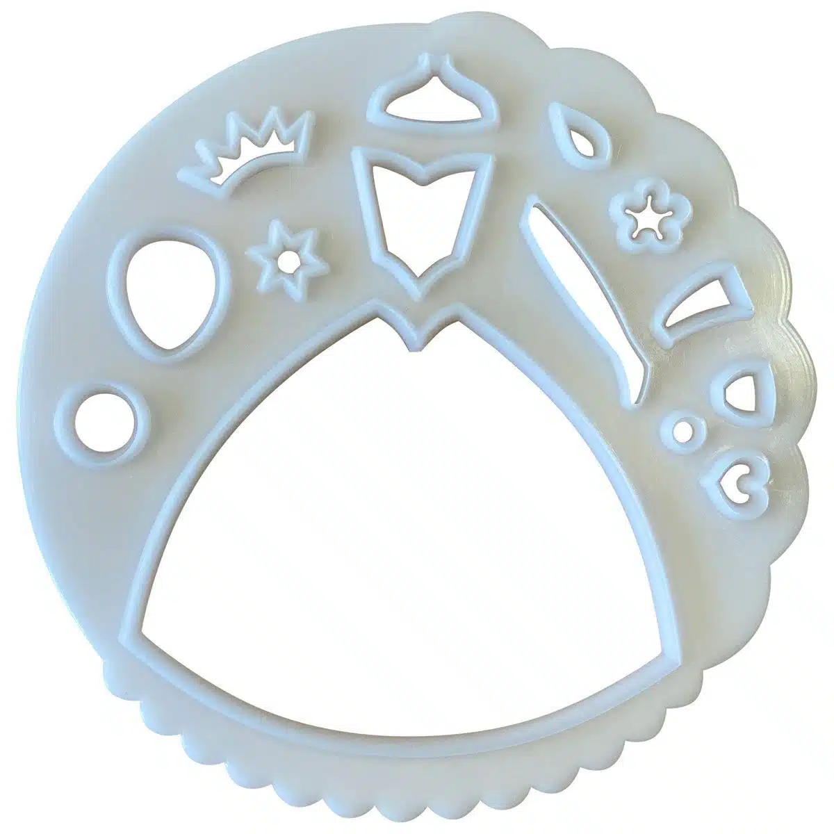 Fmm princess cake topper cutter bij cake, bake & love 6 Fmm princess cake topper cutter - afbeelding 2