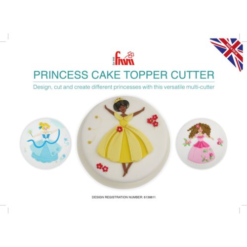 Fmm princess cake topper cutter bij cake, bake & love 5