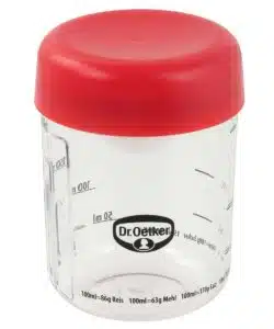 Alternative view of Dr. Oetker Measuring & Mixing Cup with Egg Separator