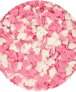 Funcakes hartjes roze-wit 60 g bij cake, bake & love 7