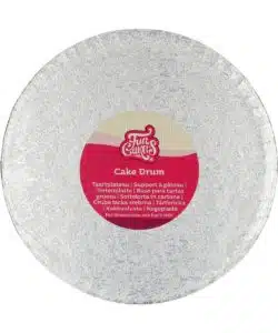 FunCakes Cake Drum Rond Ø22,5 cm - Zilver