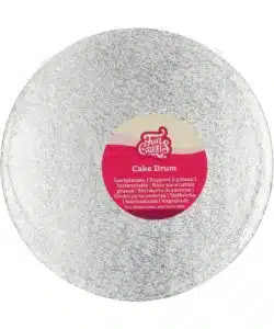 FunCakes Cake Drum Rond Ø25 cm - Zilver