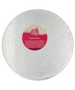 FunCakes Cake Drum Rond Ø27,5 cm- Zilver