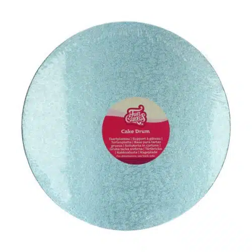 Funcakes cake drum rond ø30,5 cm - baby blauw