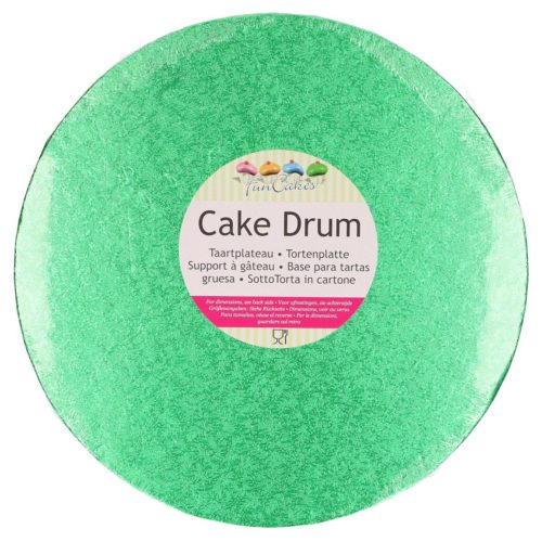 Funcakes cake drum rond ø30,5 cm - groen bij cake, bake & love 5