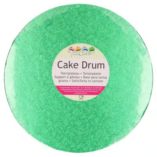 Funcakes cake drum rond ø30,5 cm - groen