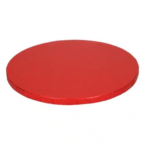 Funcakes cake drum rond ø30,5 cm - rood - afbeelding 2