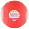 Funcakes cake drum rond ø30,5 cm - rood bij cake, bake & love 3