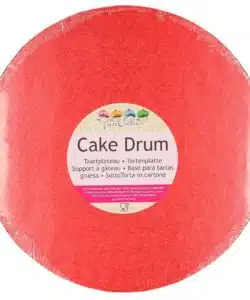 FunCakes Cake Drum Rond Ø30,5 cm - Rood