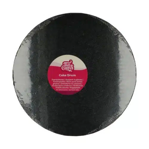 Funcakes cake drum rond ø30,5 cm - zwart