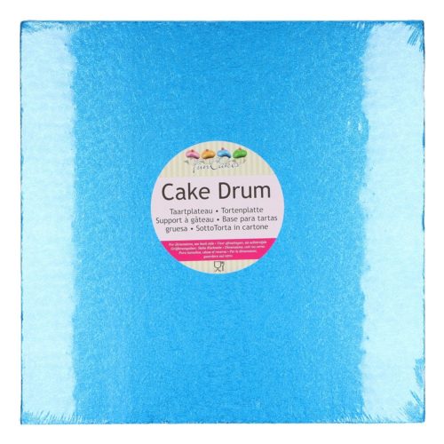 Funcakes cake drum vierkant 30,5 cm - blauw bij cake, bake & love 5