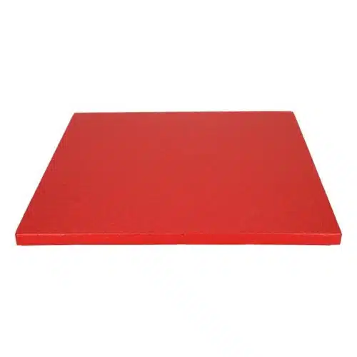 Funcakes cake drum vierkant 30,5 cm - rood - afbeelding 2