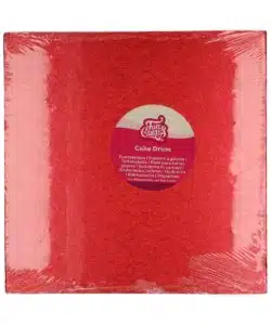 FunCakes Cake Drum Vierkant 30,5 cm - Rood