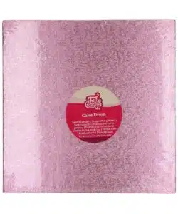 FunCakes Cake Drum Vierkant 30,5 cm - Roze