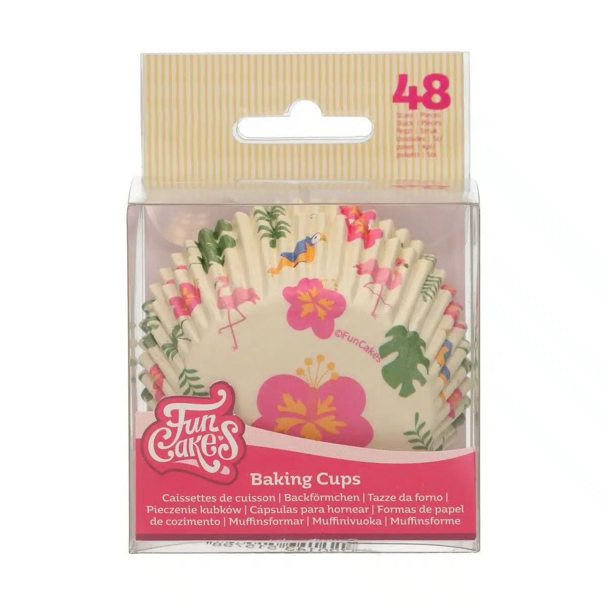 Funcakes baking cups tropical pk/48 bij cake, bake & love 5 Funcakes baking cups tropical pk/48