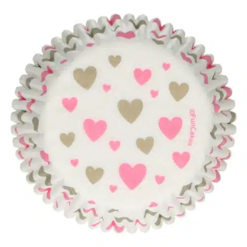 Funcakes baking cups hearts pk/48 - afbeelding 2