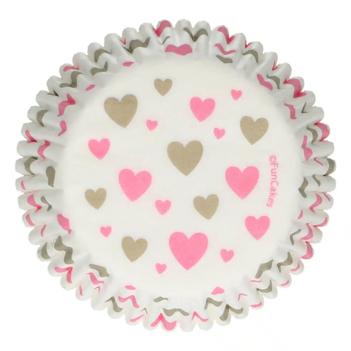 Funcakes baking cups hearts pk/48 bij cake, bake & love 6 Funcakes baking cups hearts pk/48 - afbeelding 2