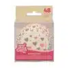 Funcakes baking cups hearts pk/48 bij cake, bake & love 3