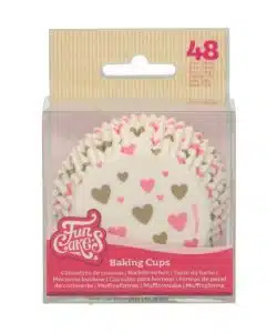 FunCakes Baking Cups Hearts pk/48