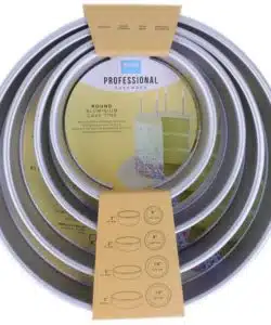 PME Deep Round Cake Pan (5 cm hoog) Set/4