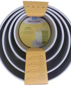 PME Deep Round Cake Pan (10 cm hoog) Set/4