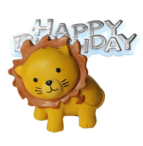 Anniversary house cake topper lion bij cake, bake & love 5