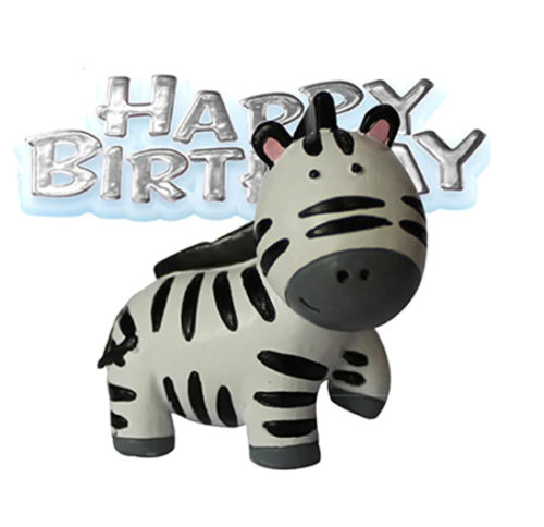 Anniversary house cake topper zebra bij cake, bake & love 5