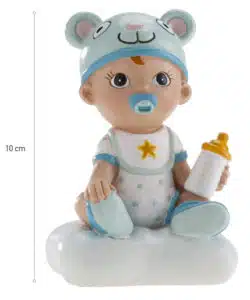 Caketopper baby jongentje met flesje bij cake, bake & love 10