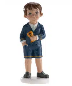 Caketopper Communie jongen met kelk