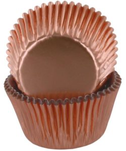 Baked with love baking cups rose gold pk/50 bij cake, bake & love 7