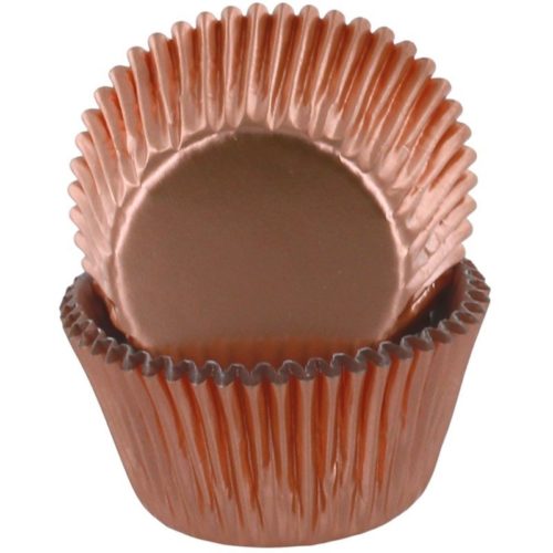 Baked with love baking cups rose gold pk/50 bij cake, bake & love 6