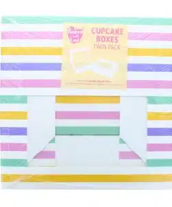Baked with love cupcake doos geel en gestreept pk/2 bij cake, bake & love 11 Baked with love cupcake doos geel en gestreept pk/2 bij cake, bake & love 10